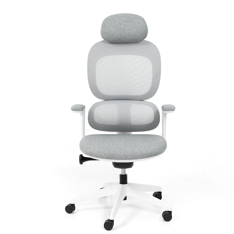 Moderne ergonomische directiestoel Echt lederen bureaustoel Fauteuil met voetsteun en armleuning