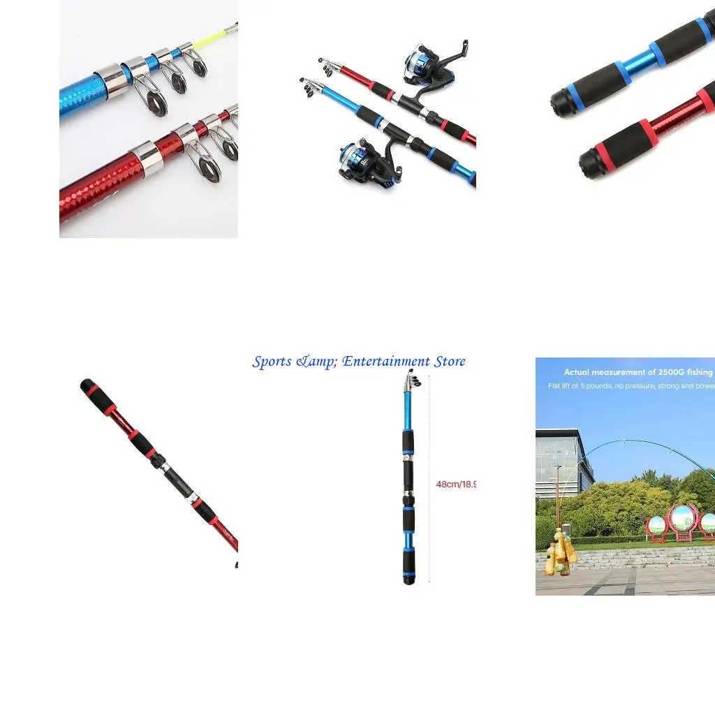 G7NF Varilla pesca expandible Policios mar duros livianos Gear pesca vía vía velo