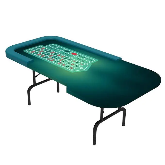 YH Wholesale Custom Folding Poker Table American Single 0 Roulette Tables For Fun