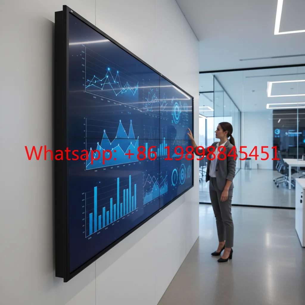 150-Inch LED Infrared Touch Display 16:9 Custom Size Interactive Frame for Business