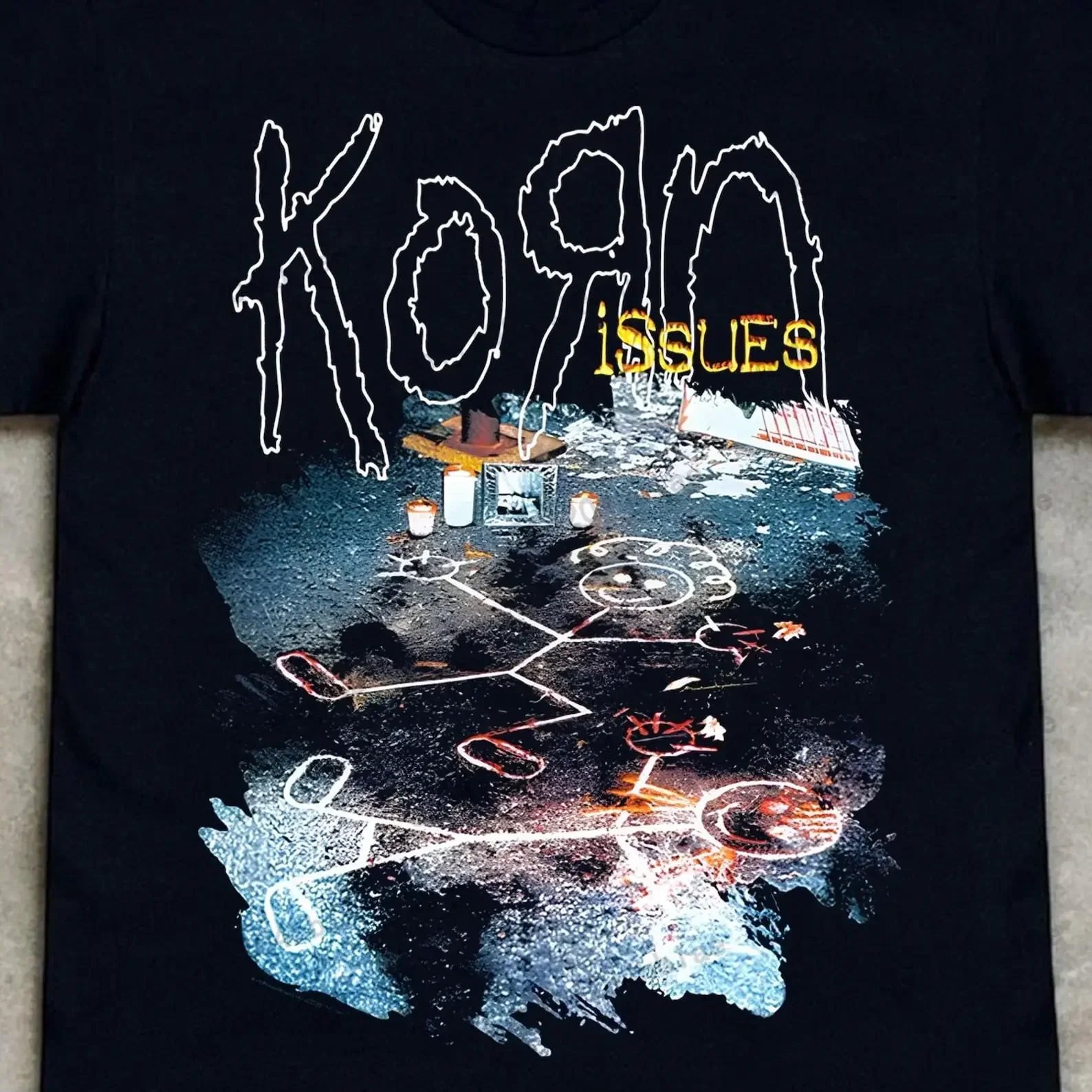 Vintage Korn Issues T-Shirt – Y2K Nu-Metal Band Tee