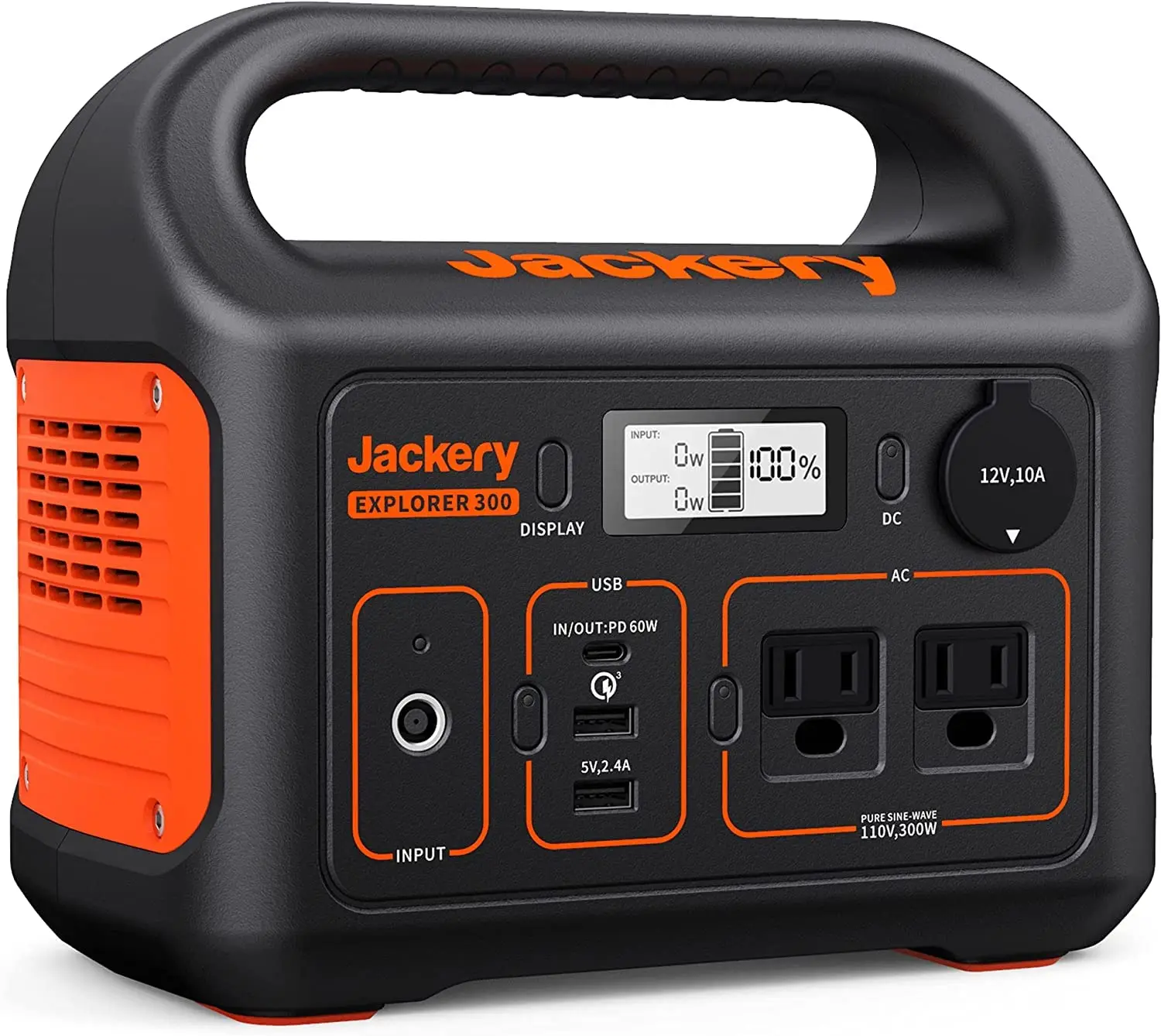 

Portable Power Station Explorer 300, 293Wh Backup Battery, Solar Generator (Solar Panel Not Included) for RV Outdoors, Custom