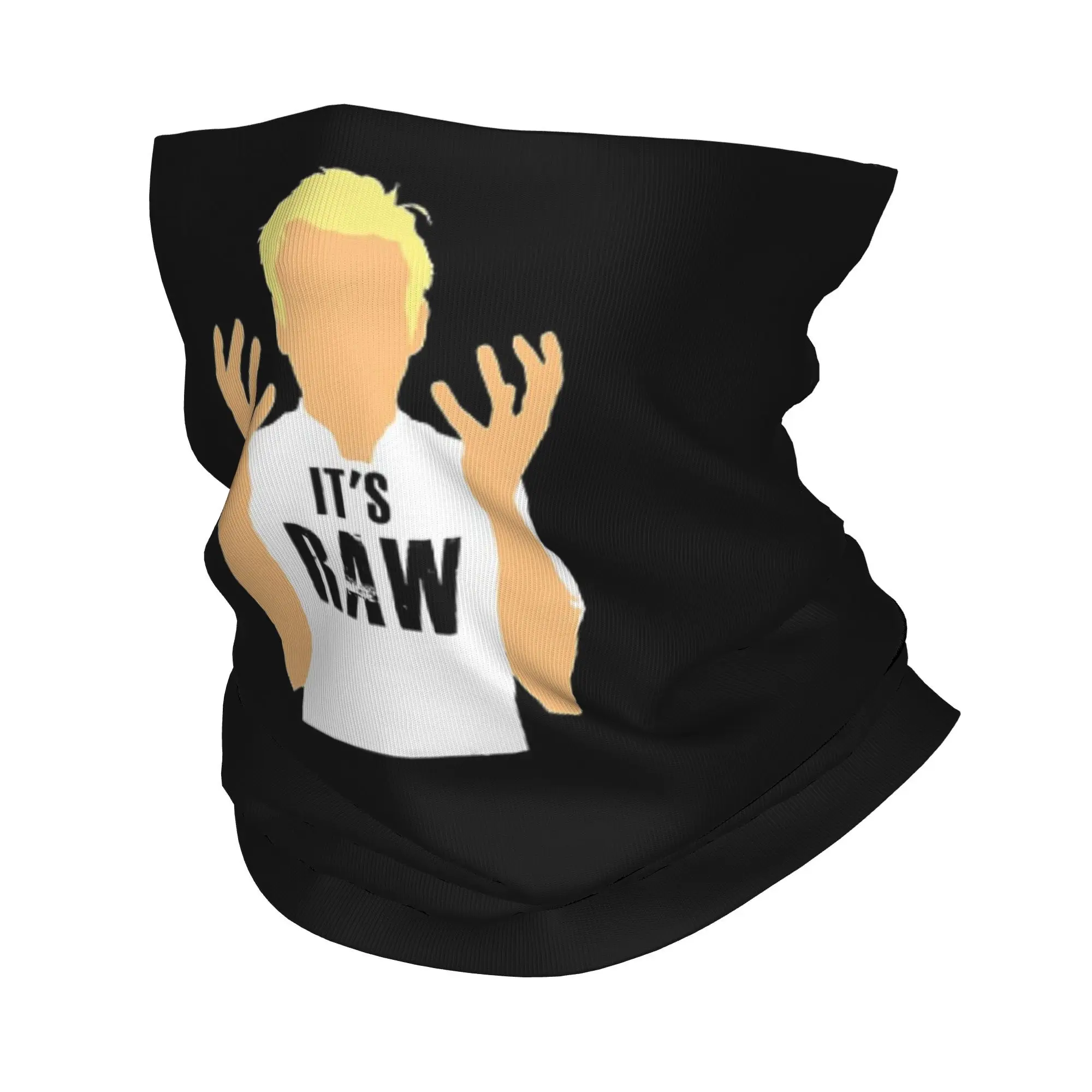 جوردون رامسي Es Ist الخام 92 تتجه باندانا غطاء الرقبة المطبوعة الوجه وشاح الدراجات وشاح التنزه الصيد للجنسين الكبار يندبروف