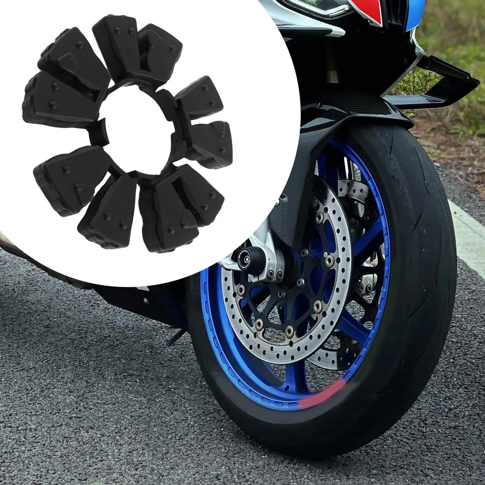 

Motorcycle Rear Wheel Damper Set Cushion Dampers for S1000R 2021-2025