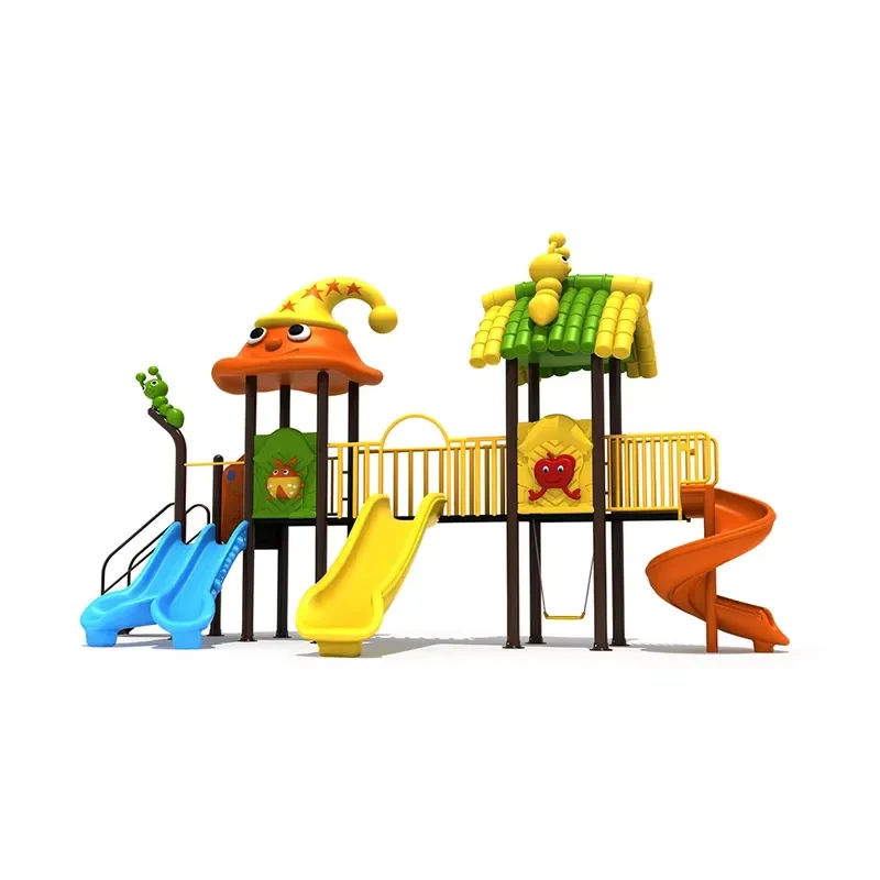 Lovely outdoor sports metal plastic slide  kindergarten education, suitable  residential and public use, suitable