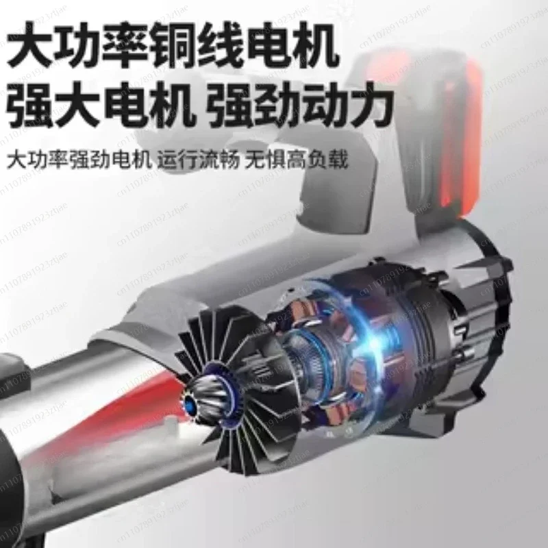 Hair dryer portable high-power lithium battery 40V electric leaf wind charging dust cleaning road blower