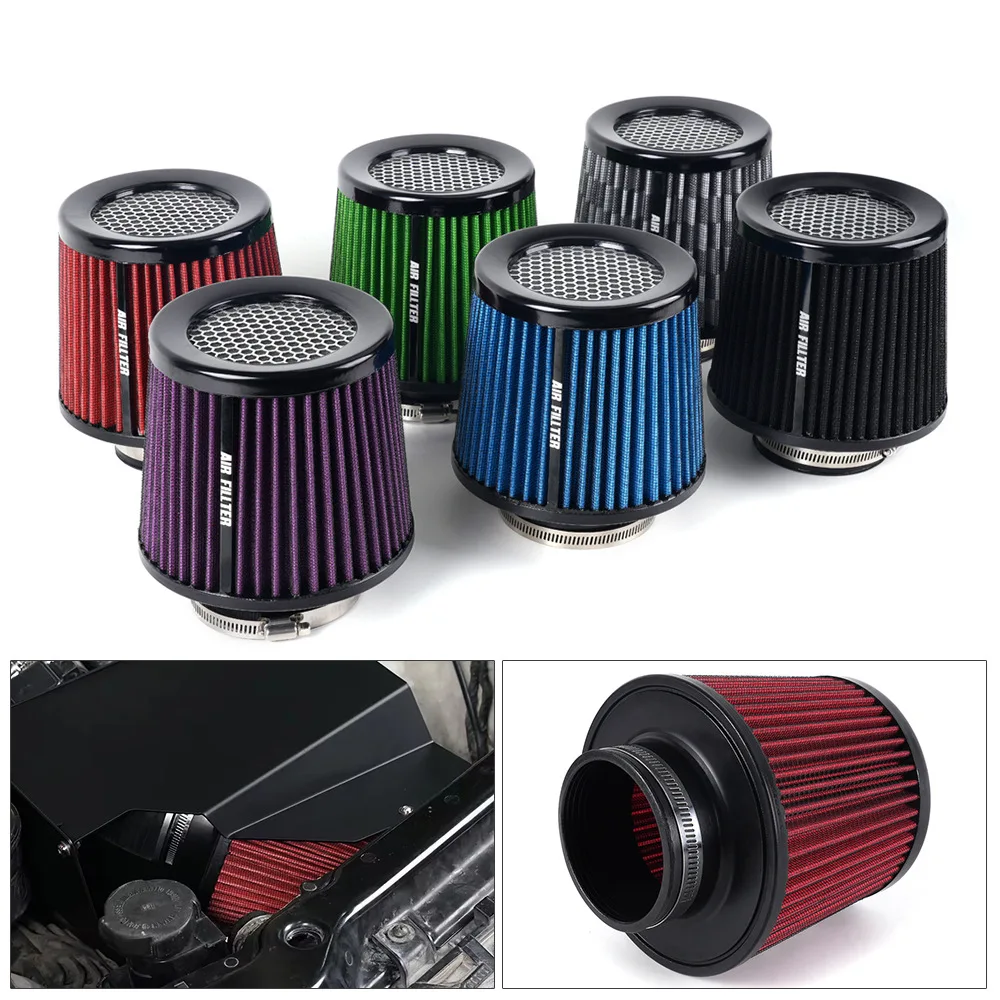 

Car modification air filter 76mm intake mushroom head filter mushroom head air filter 3-inch mushroom head air filter