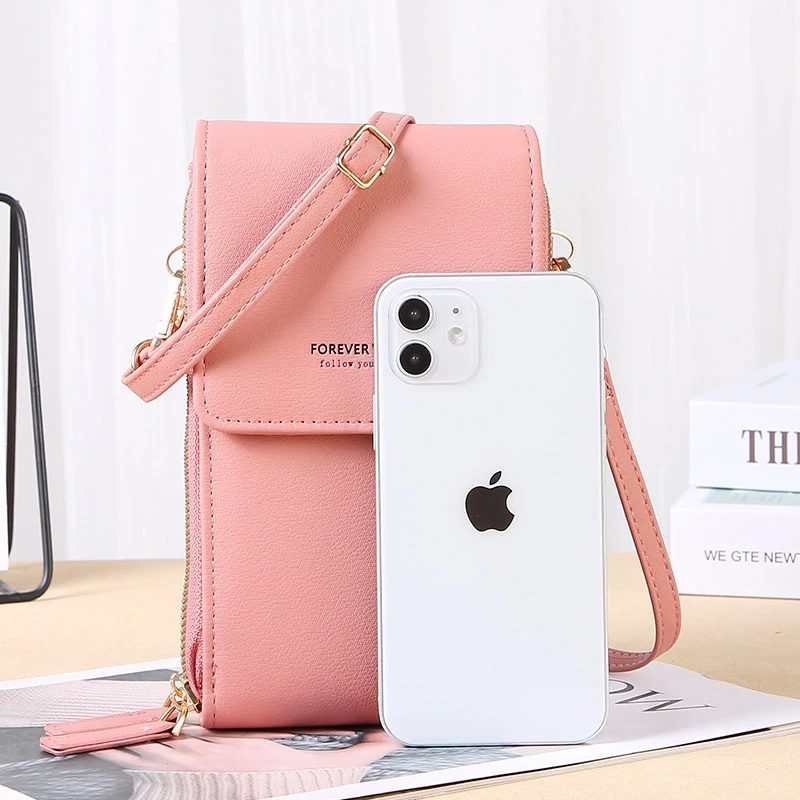 New Versatile Touch Screen Phone Bag For Women's Fashion Korean Crossbody Shoulder Bags Multi Functional Mini Girls' Daily Pack