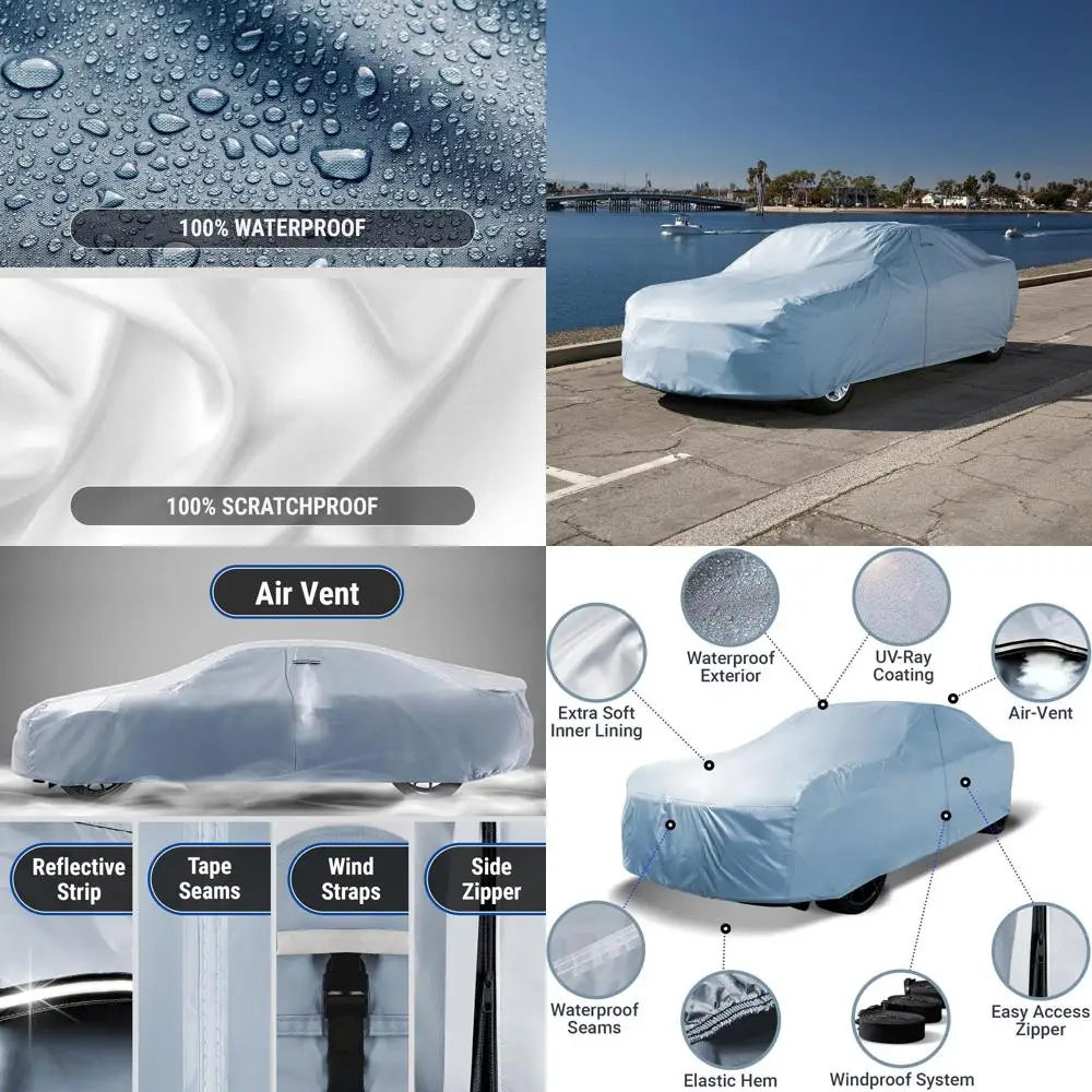 

1964-1970 Tempest 2-Door Car Cover, Padded & Waterproof Exterior Auto Protection