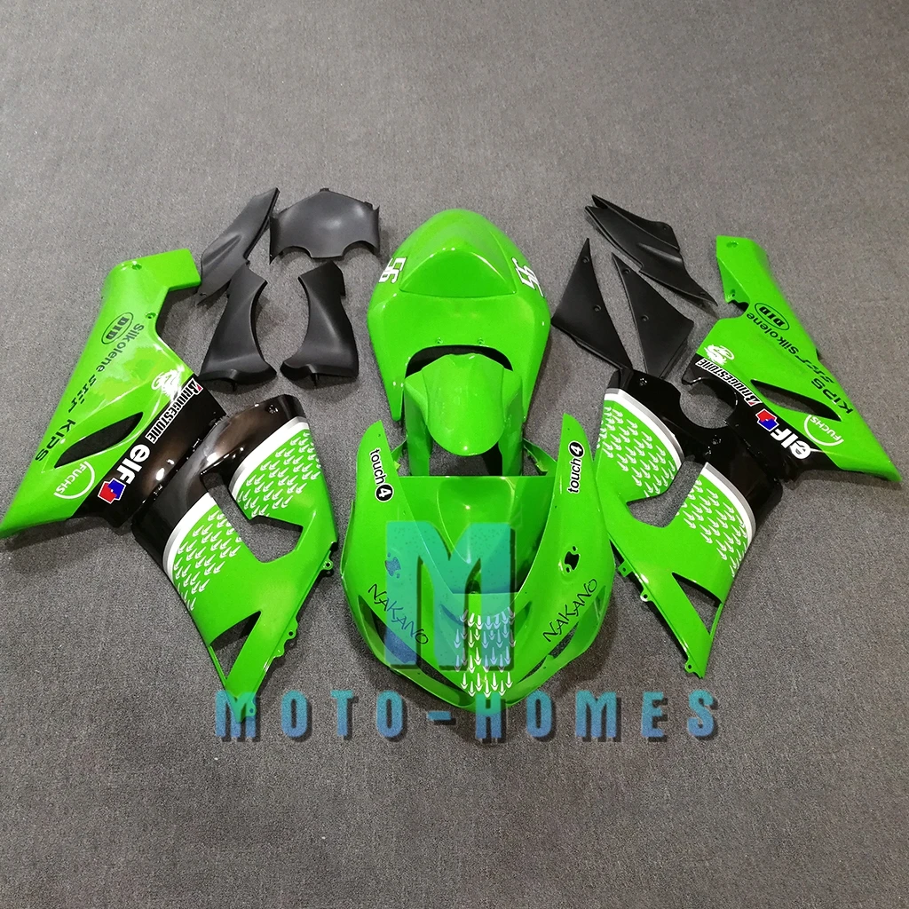 Injection 100% Fairing Kits for ZX6R 05 06 Kawasaki Ninja ZX636 6R 2005 2006 High Quality Chinese Bodywork Wrecked Rebuild Bike