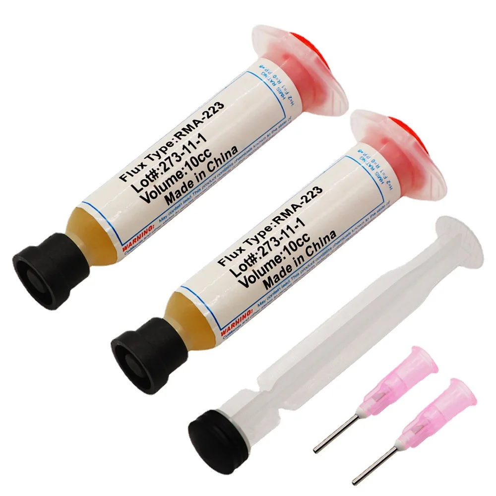 

Welding treasure rosin lead-free environmental protection needle tube solder paste ROHS certification leave-in