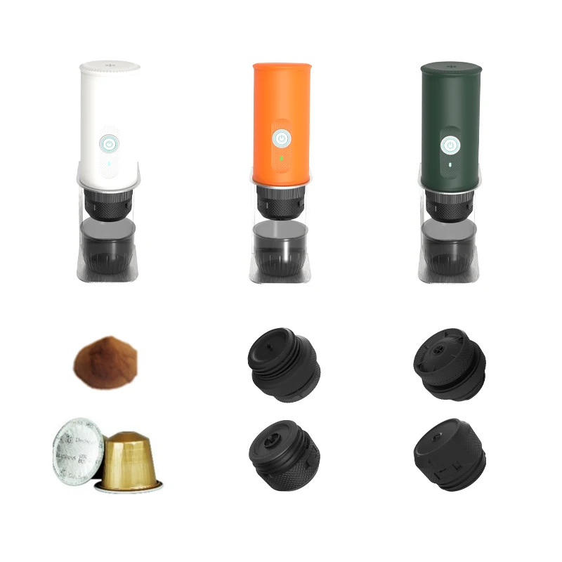 Coffee Capsule Maker Outdoor Travel Semi Automatic Espresso Machine Compact Portable Mini Coffee Maker