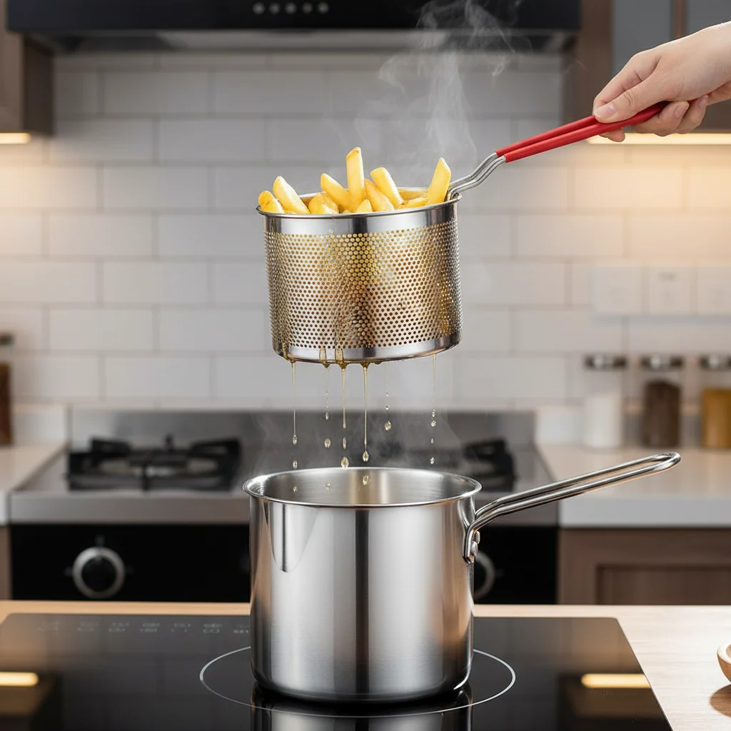 Stainless Steel Deep Frying Po - огляд і ціна Deep Fryer Stainless