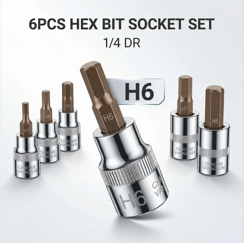 6pcs 1/4
