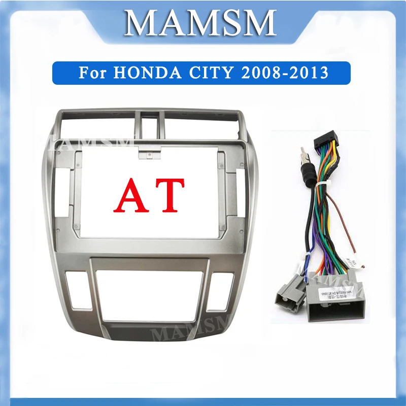 

MAMSM 10 Inch Car Fascia For HONDA CITY 2008-2013 Double Din Fascias Audio Fitting Adaptor Frame Panel