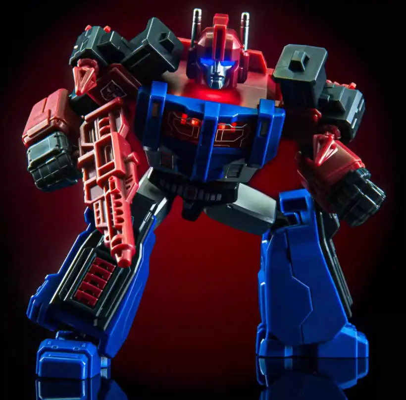 Neue Original Blokees Led Glänzende Version 3 Transformers Miner Megatron Roboter Bausteine Spielzeug Action Zusammengebaute Figuren Geschenk