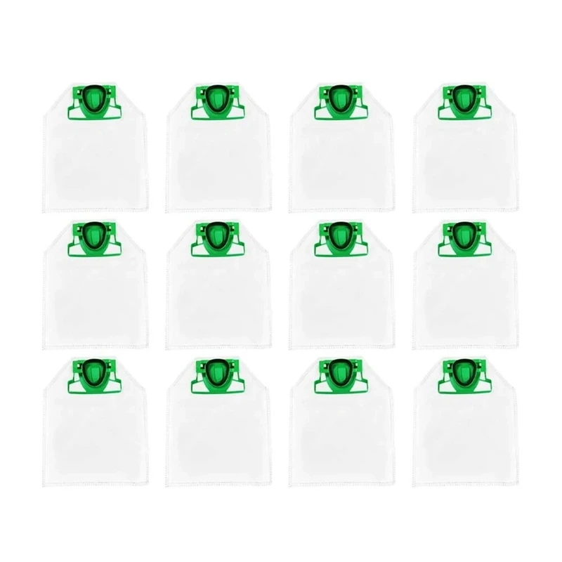 12 pcs High efficiency Replacement dust bag for Vorwerk Kobold VK200 Vacuum Cleaner FP200 Filter Bag Accessories