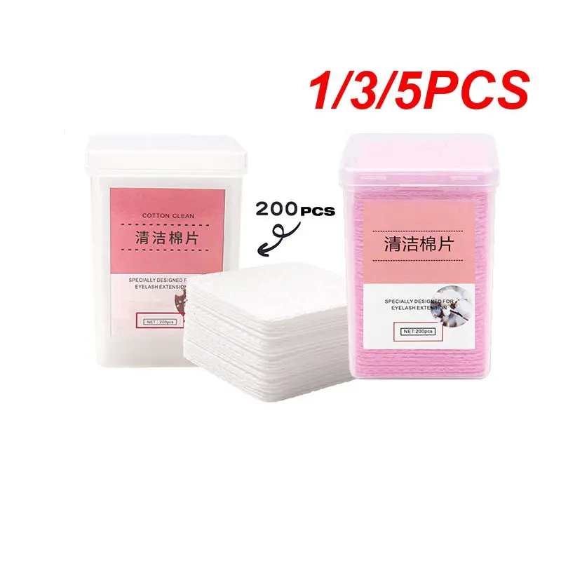 

1/3/5PCS Wet Wipes Not Shedding Hair Cleaning Wipes Non Woven Fabric Material Nail Polish Makeup Remover Cleaning Pads