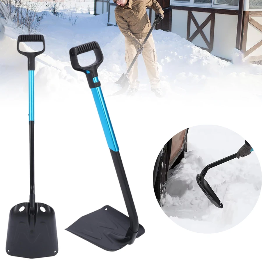 Detachable Outdoor Winter Telescopic Snow Shovel Portable Snow Shovel Multifunctional Planting Weeding Garden Farm Tools
