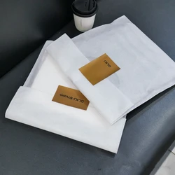 50pcs Thickened Non-woven Fabric Bag With Handle Large Capacity T-shirt Packaging Clothing Store Special Gift Bag
