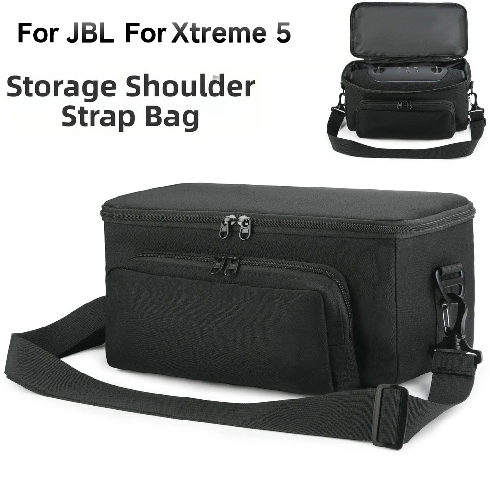Waterproof Protective Carrier for JBL 5 Speaker Built with 900D Outer Layer 210D Inner Lining and Strap Adjustments