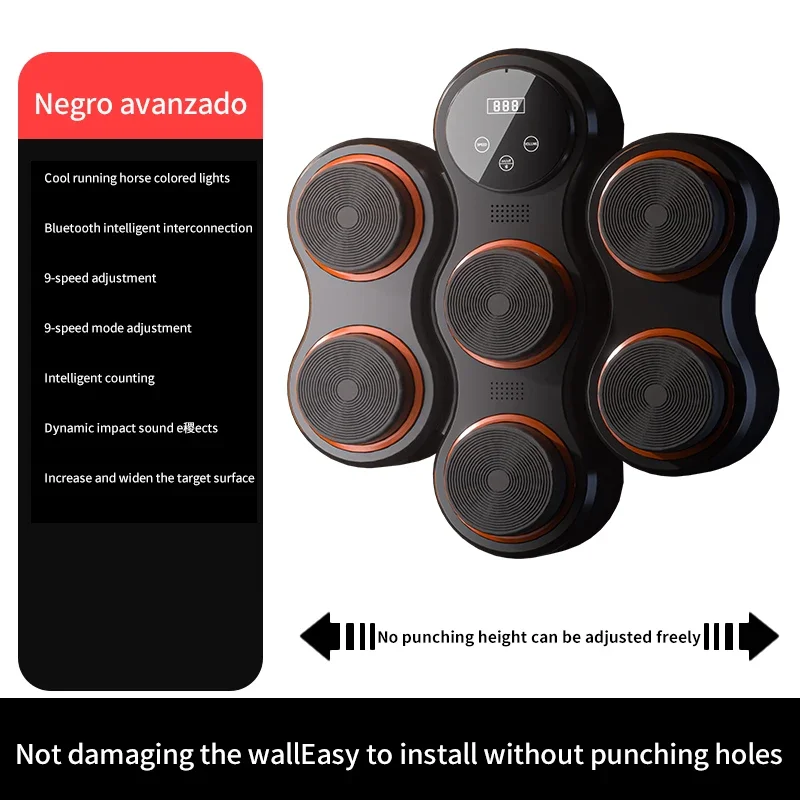 New Smart Music Boxing Machine Adult/Children Sports Fitness Boxing Trainer Home Exercise Response Training Boxing Wall Target