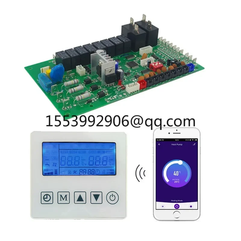 Commercial Water Heater Swimming Pool Heat Pump Controller  Printed Circuit Board Assembly PCBA Control Board