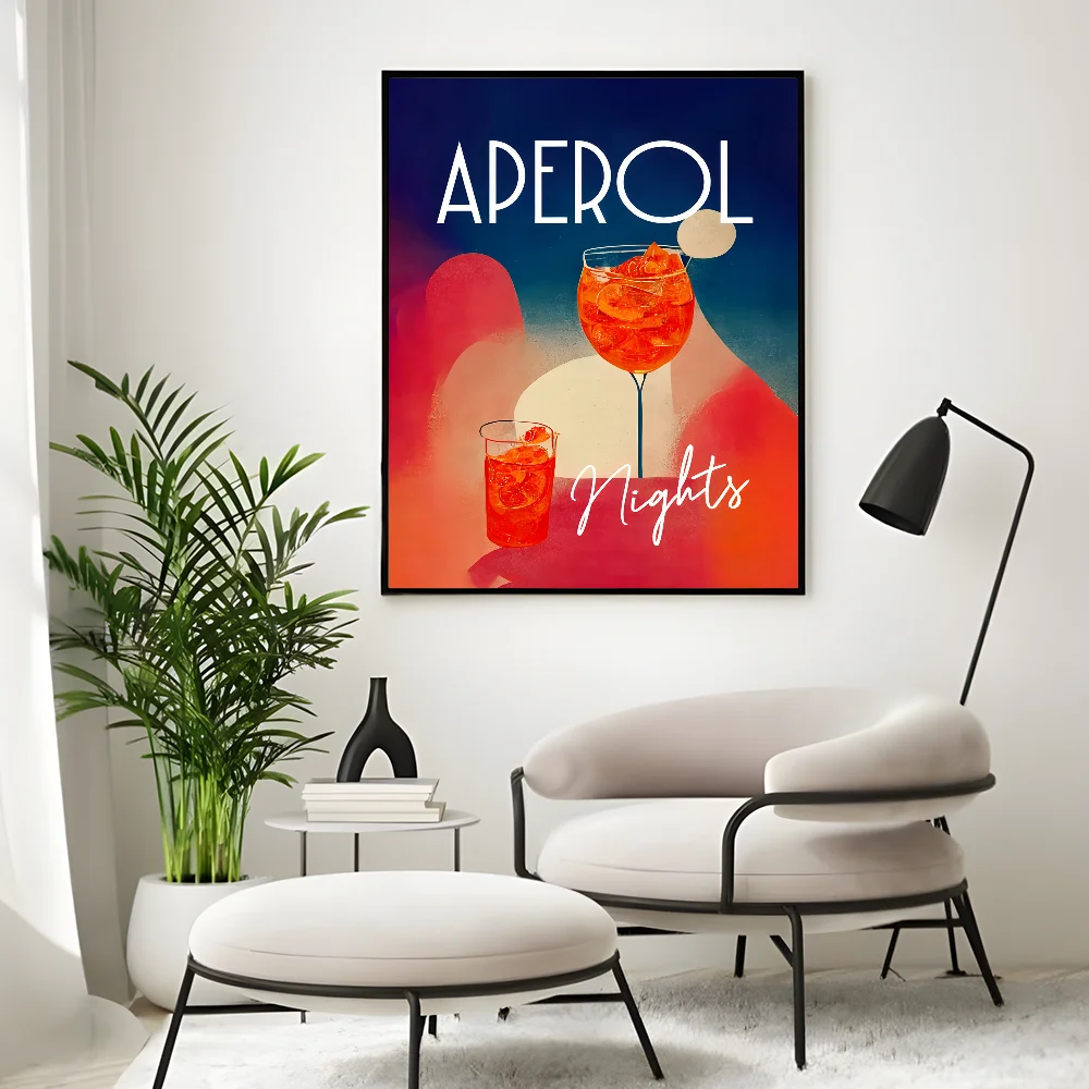 Aperol Spritz V-Vacation Art affiche imprime Design parfait nordique moderne décor à la maison cadeau