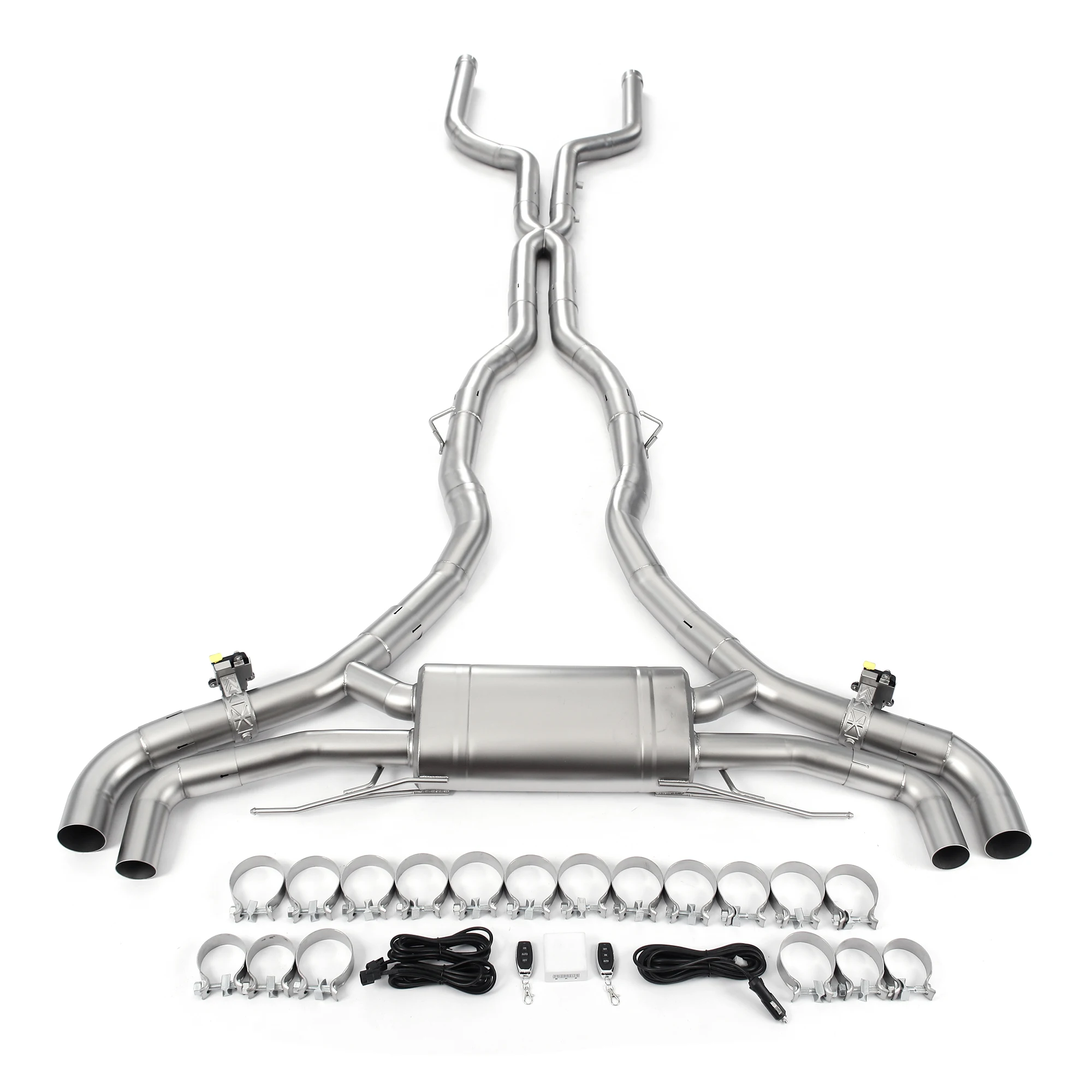 Catback Exhaust System For BMW X6M F96 4.4T High Performance Muffler Remote Control Exhaust Valve Auto Stainless Steel Exhaust