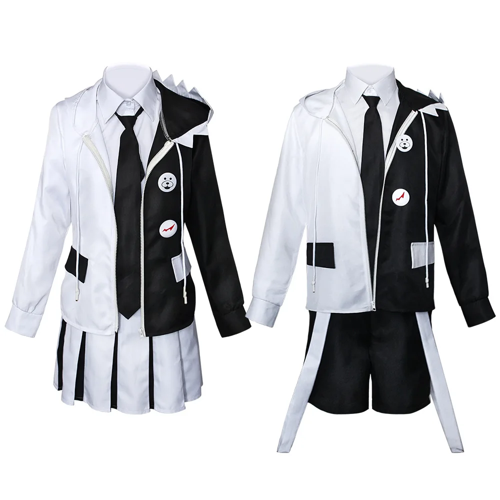 Monokuma cosplay traje anime super danganronpa uniforme para homem halloween