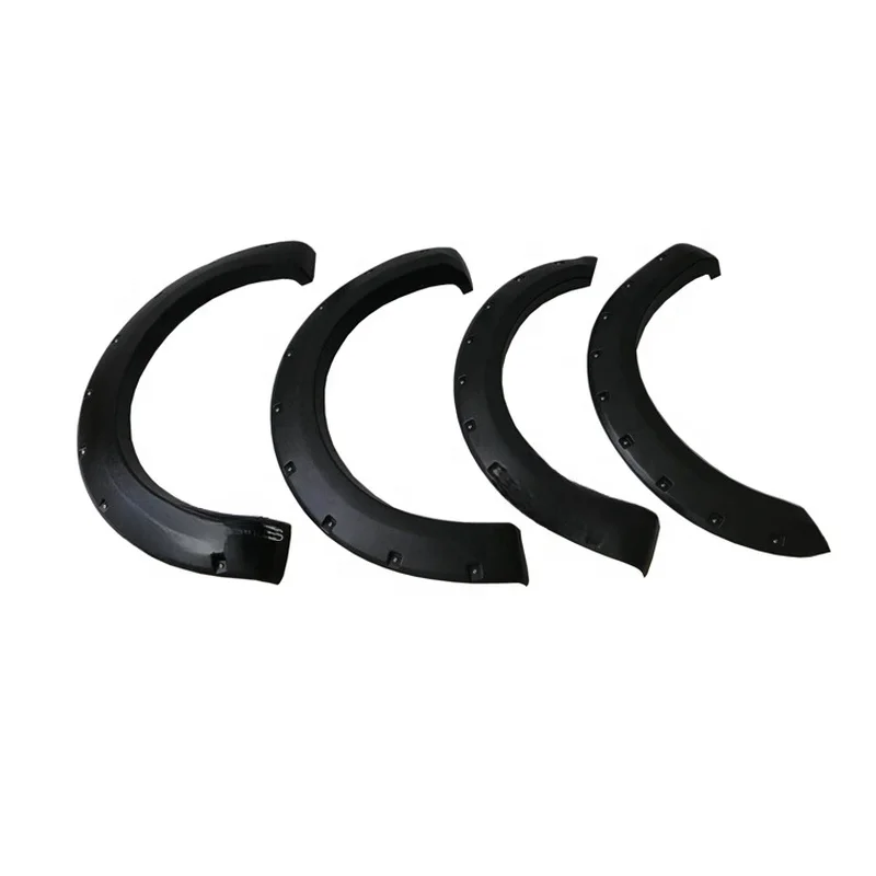 Auto Accessories Bolt‑Riveted Style Wheel Arch Fender Flares 4PCS For F‑150 2018‑2020 Pickup Exterior Upgrade Spares