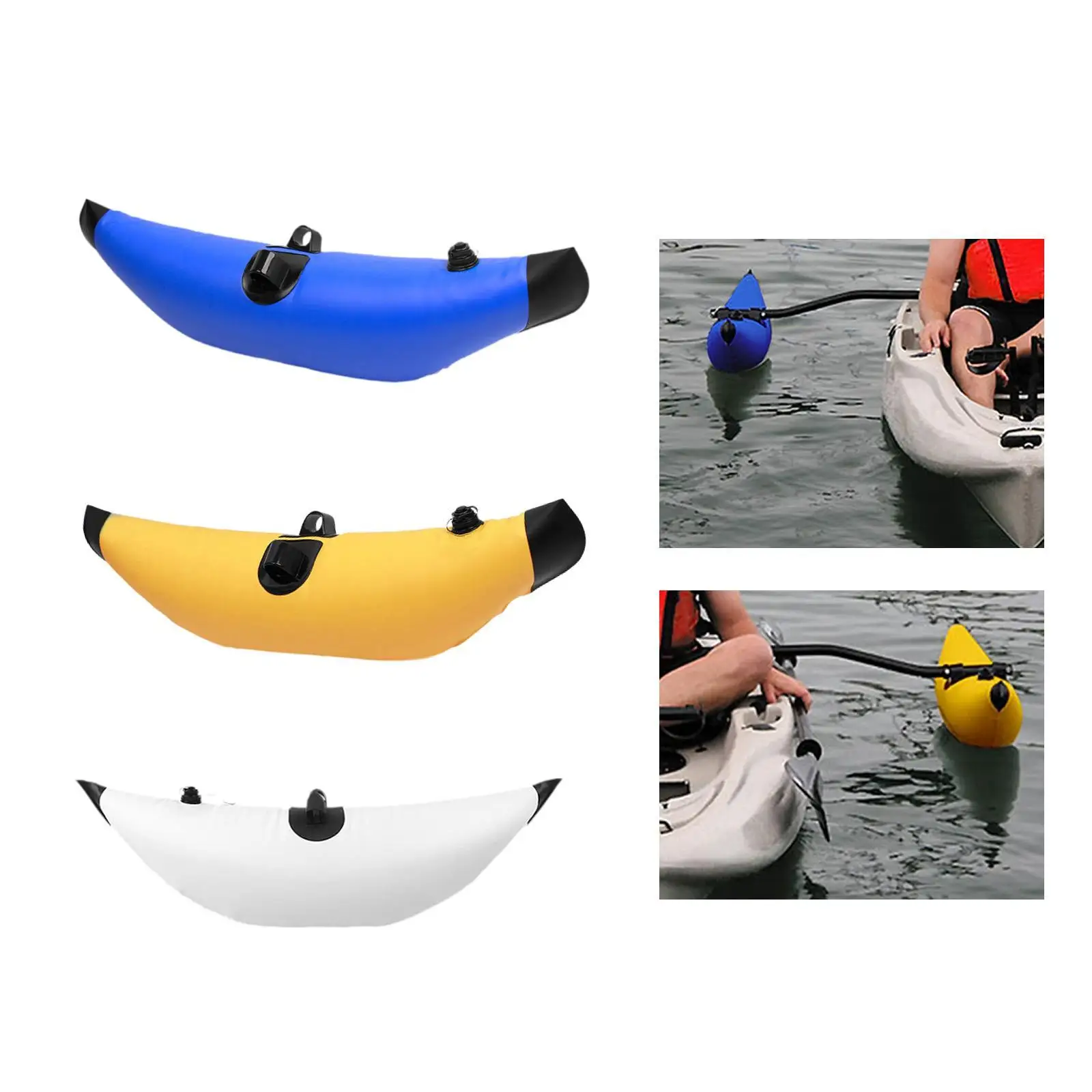 كاياك استقرار تعويم كاياك التوازن تعويم نفخ كاياك مداد تعويم لقارب الصيد التجديف الذراع قضيب غير المدرجة #4
