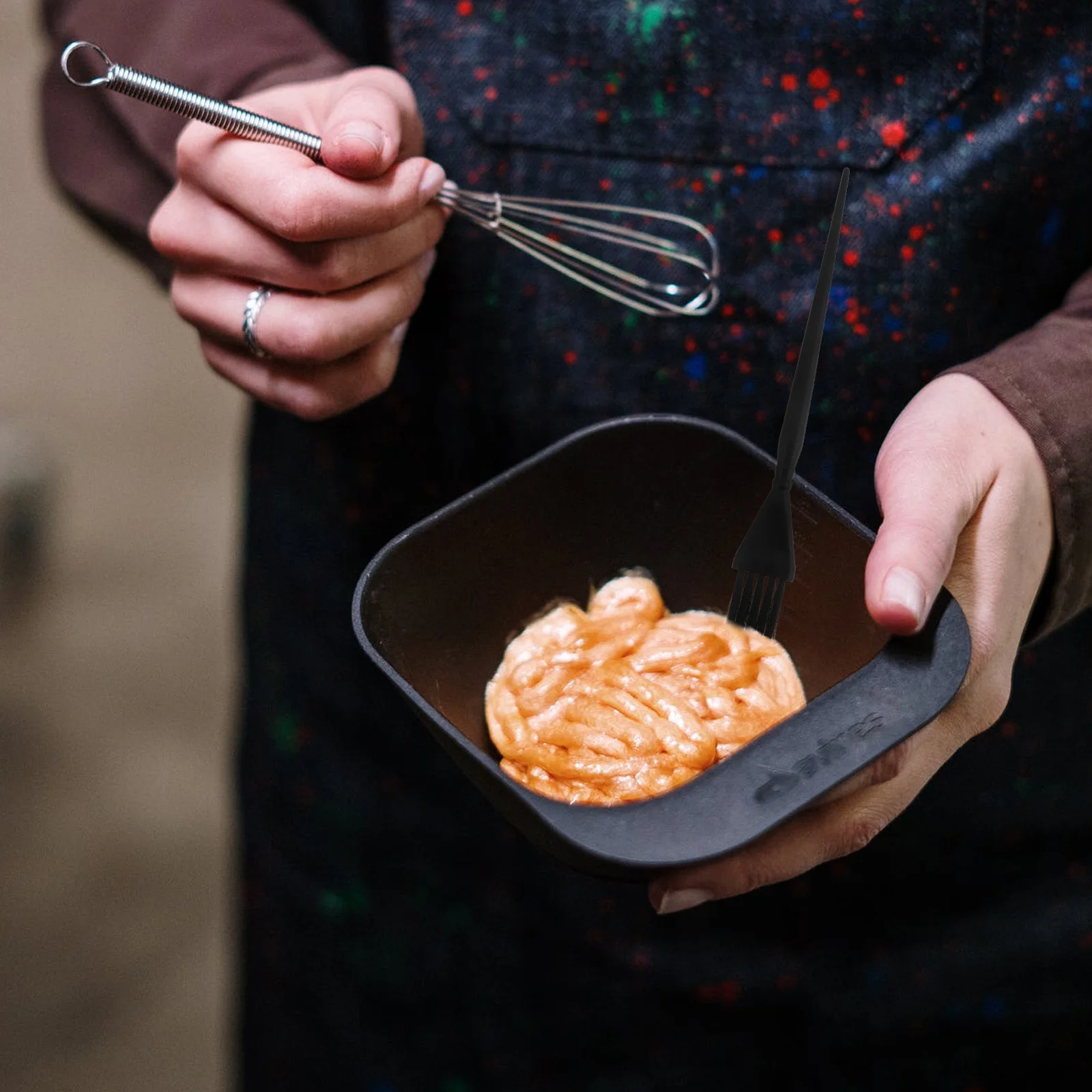 3 個のヘアダイセット高品質 PC 素材均一な色の塗布着色ツール DIY サロン用ヘアカラーブラシ染色