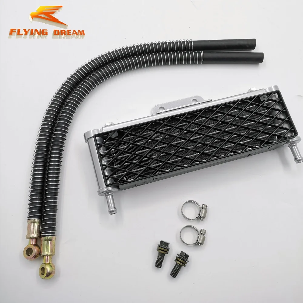 Motorcycle Engine Oil Cooler Radiator Kit Powersports Parts For YinXiang YX140 YX150 YX160 YX170 Zongshen ZS190 Z190 W190