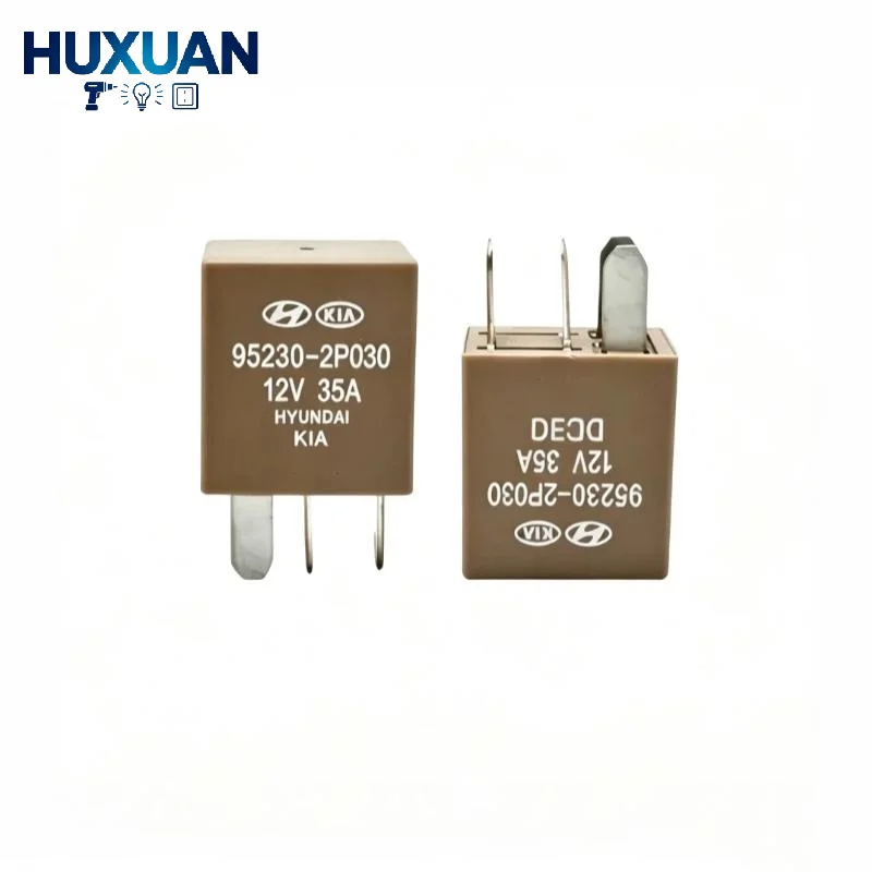 95230-2P030 Heavy Duty Automotive Relay 12V 35A 4-Pin Brown for Car Motorcycle Electrical Part Replacement