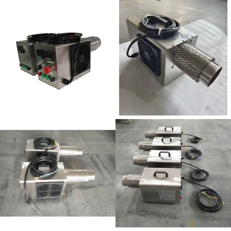 220V/380V 5KW resistive portable stainless steel environmentally friendly electric industrial air heater for residential use