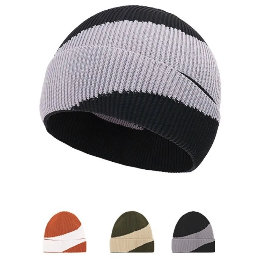 

Fashion Wool Acrylic Knitting Cap Hat Y2k Ins Beanie Bonnet Warm Casual Skullies for Men Women