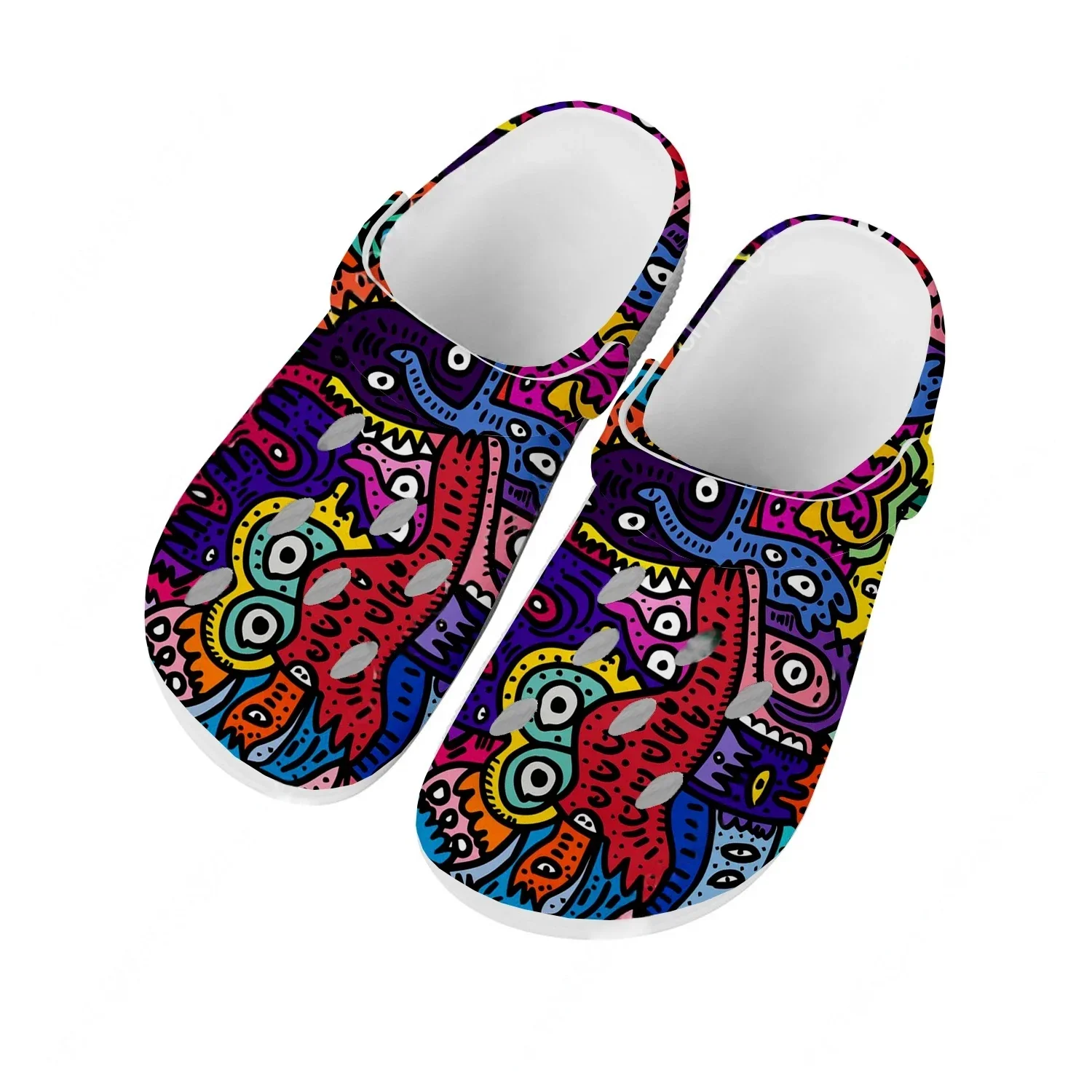 

Graffiti Monsters Street Art Sandals Men Women Teenager Fashion Water Shoes Garden Breathable Comfort Beach Custom Slippers