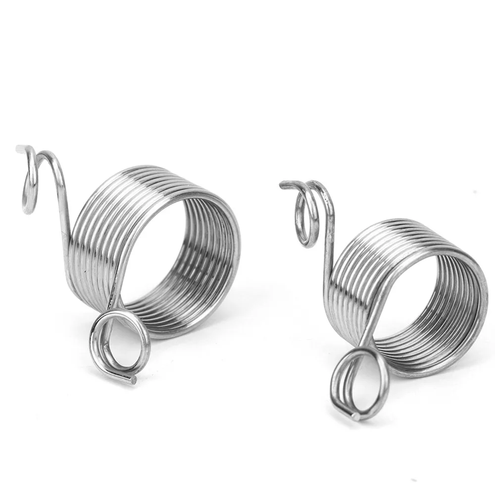 20Pcs Stainless Steel Knitting Thimble Guide 2 Sizes Finger Wear Design Sewing Accessories Yarn Guide Rings
