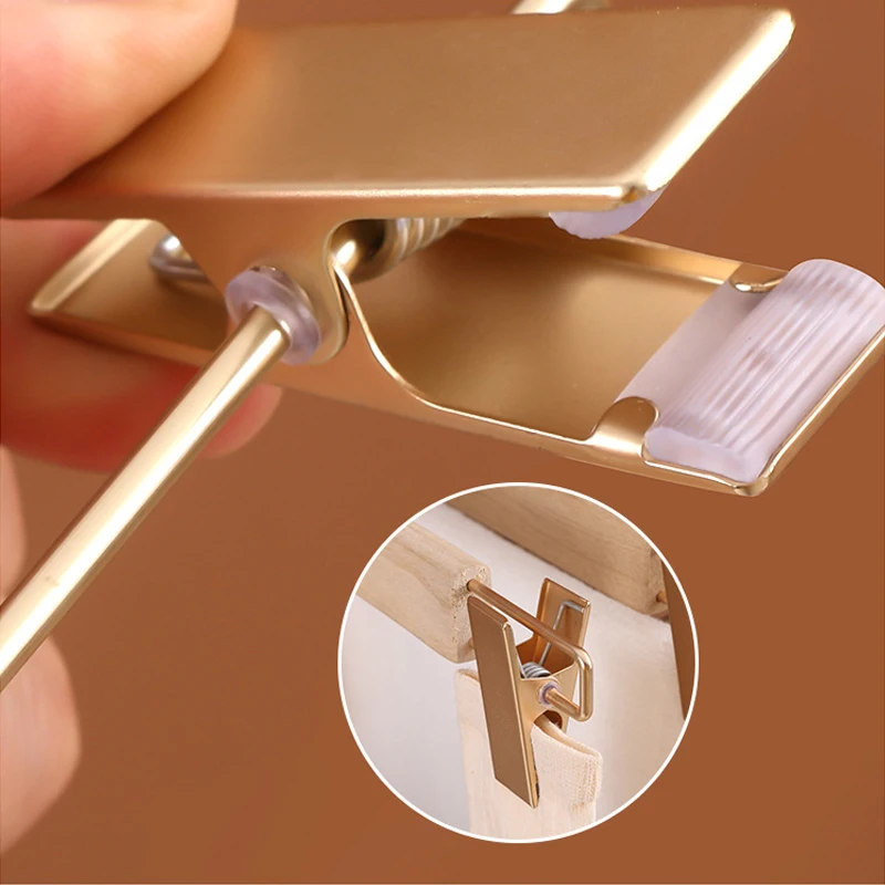 5pcs Pants Hangers Luxury Wooden Clotheshorse Adjustable Clothespins Bedroom Home Clothing Store Trousers Storage Rack Organizer