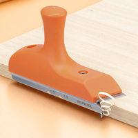 Edge Banding Trimmer Plastic Handheld Durable Woodworking Edge Trimmer with Steel Blade for Wood, PVC, ABS and Veneer
