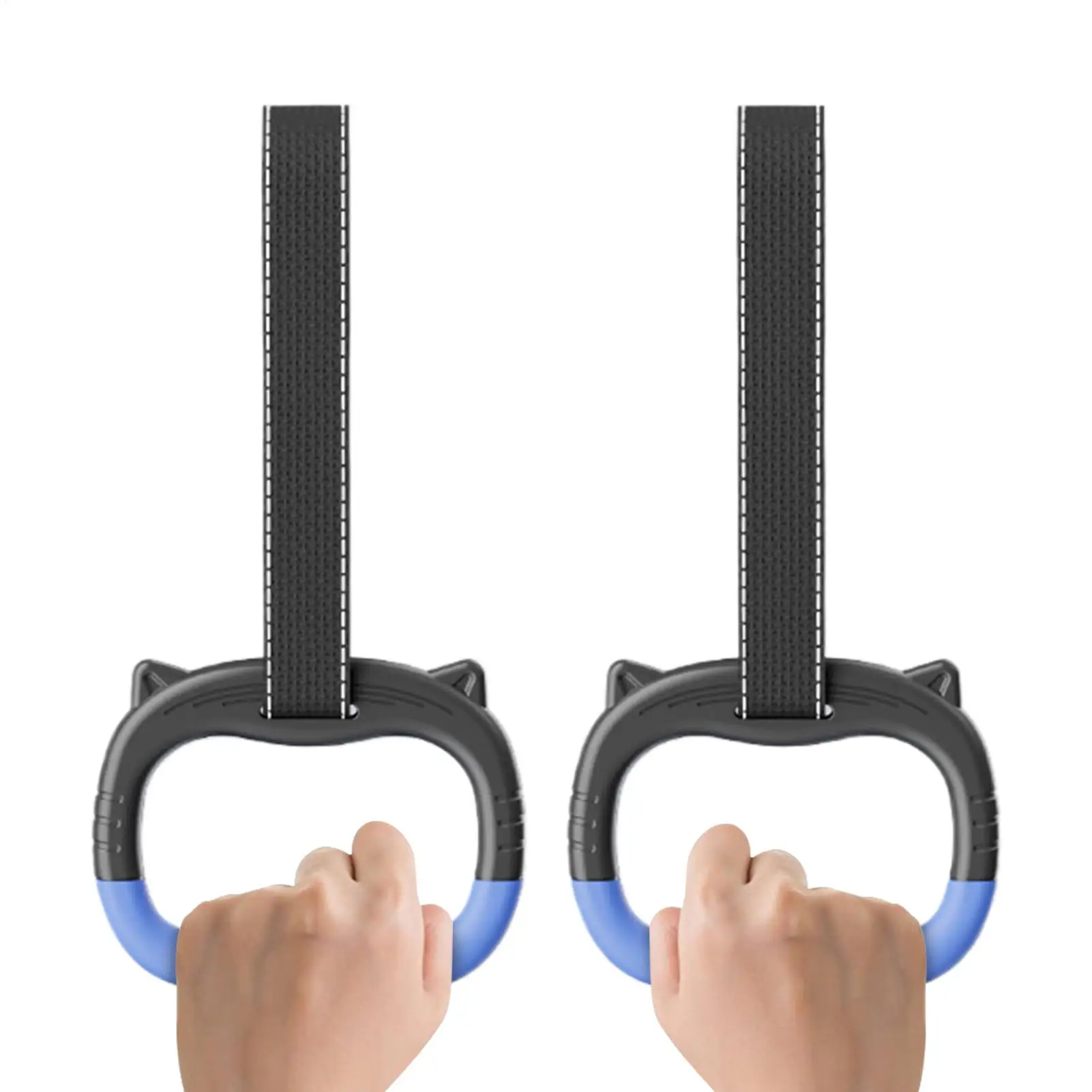 Gymnastics Rings for Kids 440 lbs Adjustable Workout Straps Gymnastic Rings for Pull up Bar for Kids Obstacle Course Playground