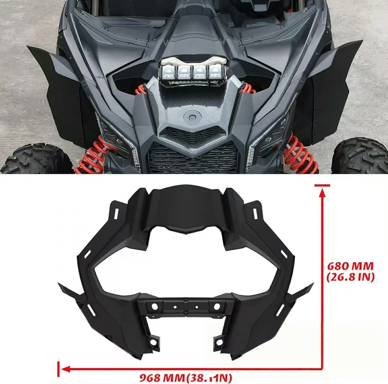 High Quality Front Fender Panels for Can Am X3 Maverick Dropshipping