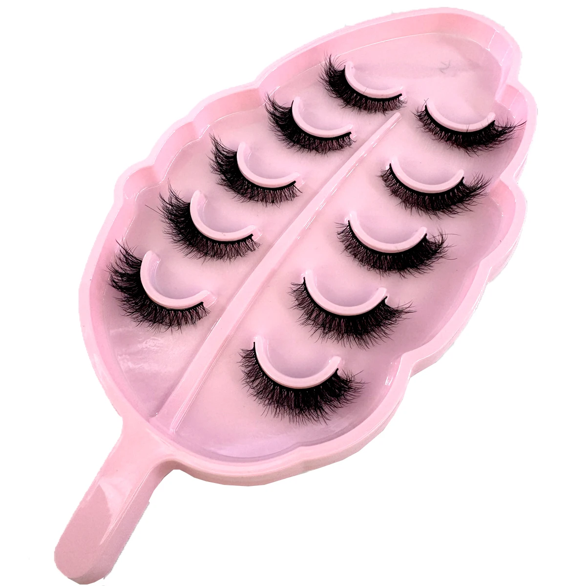 5 Paar Nerzwimpern, falsche Wimpern, natürlich/dick, lange Wimpern, weich, flauschig, dünn, 3D-Wimpern, Wimpernverlängerung, Make-up-Tools – Detail 12