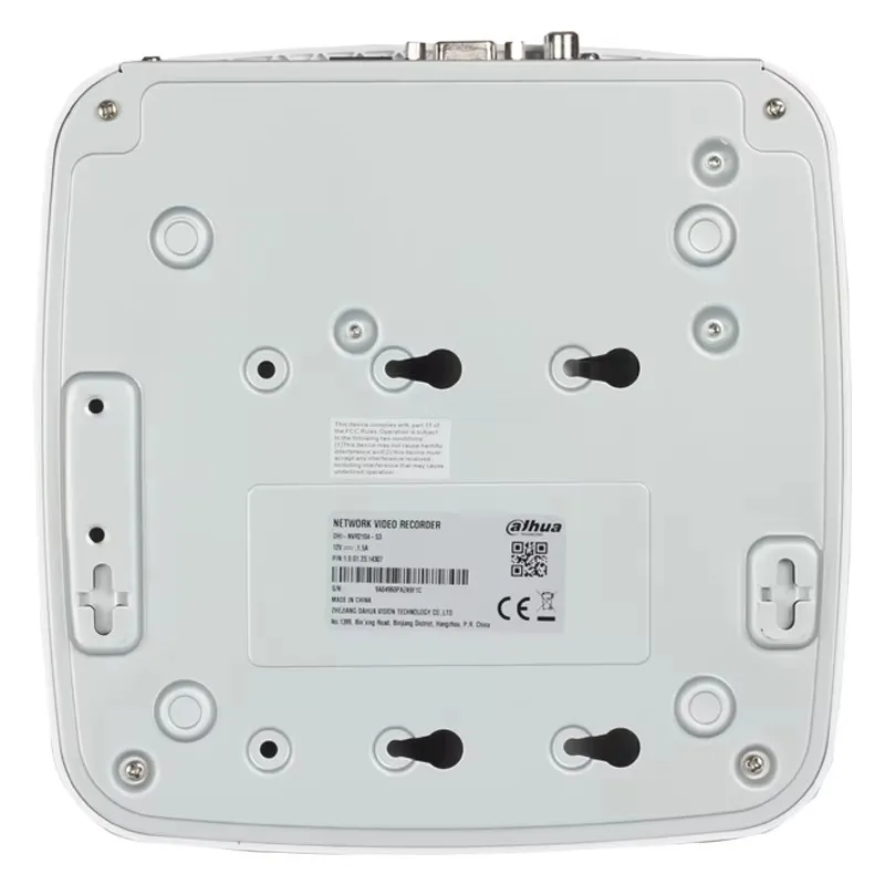 DahuaNVR2104-P-4KS3 4CH 4PoE 1U NVR, 12MP H.265+ Network Video Recorder, AI SMD & Perimeter Protection, One-Click Arming, 1HDD