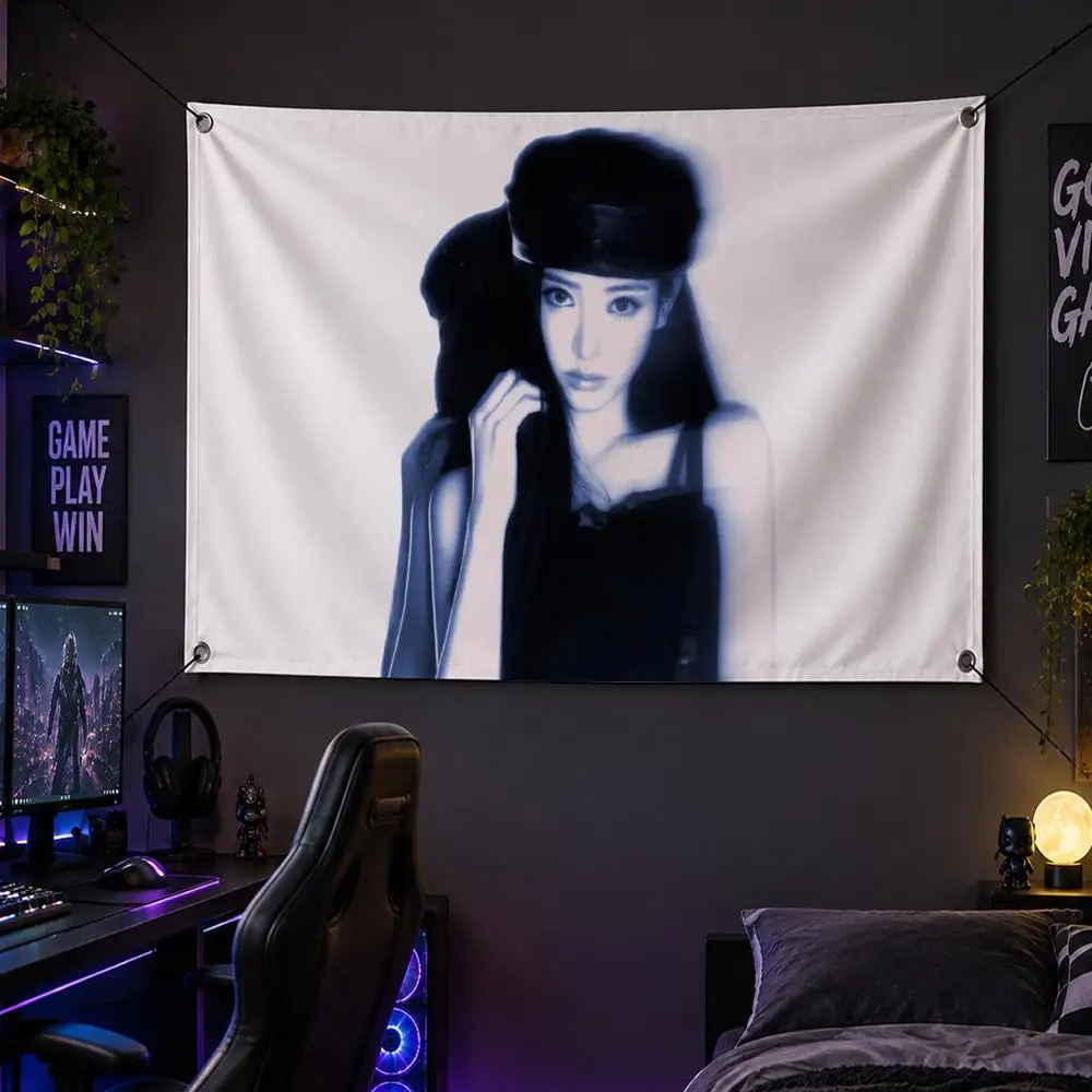 Kpop A-Anna MEOVV Flags Room Dorm Camping Party Hogar Garage Living Room Bed Wall Decor Banner Gift
