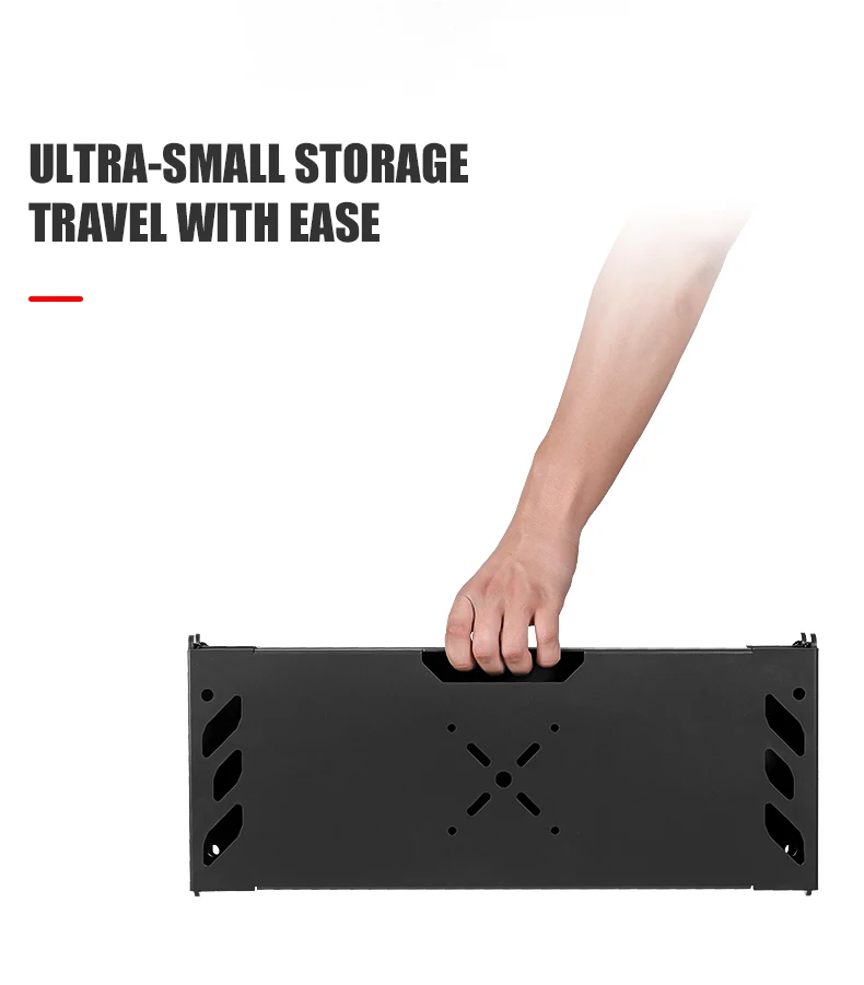 Description Picture 4 of itemWESTTUNE Outdoor Tactical Table Folding Camping Table Lightweight Multifunctional Liftable Picnic Table for Hiking Travel BBQ