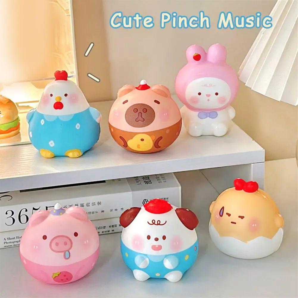 New Cute Cartoon Pinch Decompression Toys Slow Rebound Small Animals Desktop Creative Ornaments Small Gifts For Children Ka S8M5