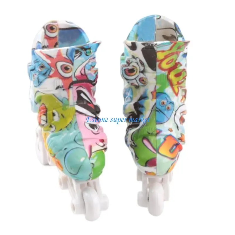 090B ミニローラースケートフィンガースケートミニチュアスポーツクラフト用品ゲーム子供のおもちゃ