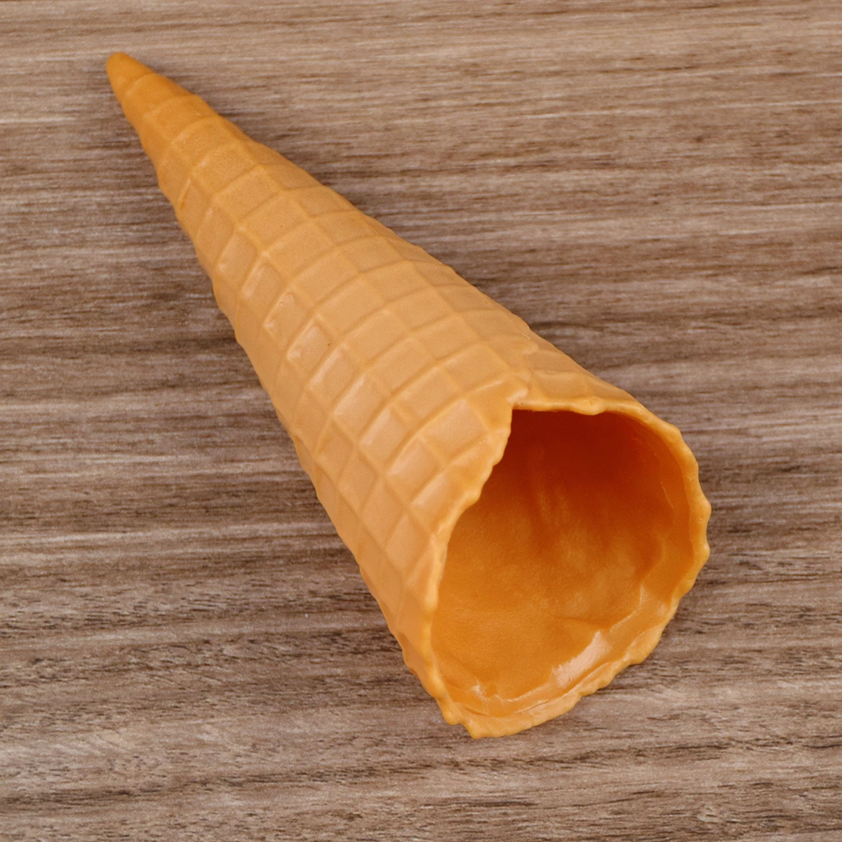 1Pc Realistic Simulation Crispy Ice Cream Cone Fake Food Model Photo Prop Dessert Shop Display Decoration